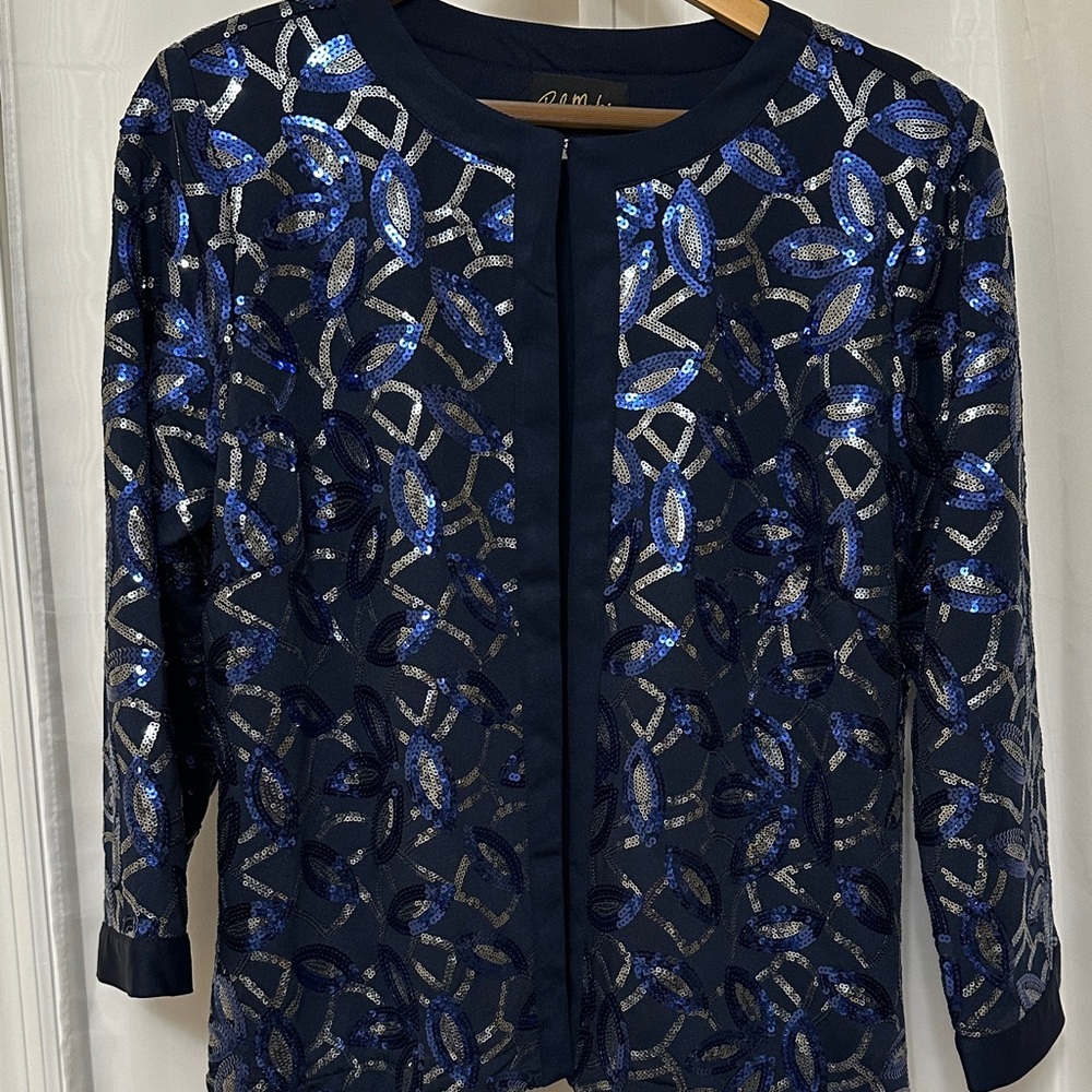 Bob Mackie Sequin Jacket- Size Large